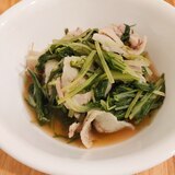 水菜と豚肉のあっさり煮